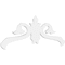 Ekena Millwork Pitch Florence Architectural Grade PVC Gable Pediment, 60"W x 22 1/2"H x 1"P (9/12) GPP060X023X100FLO - alternate 1